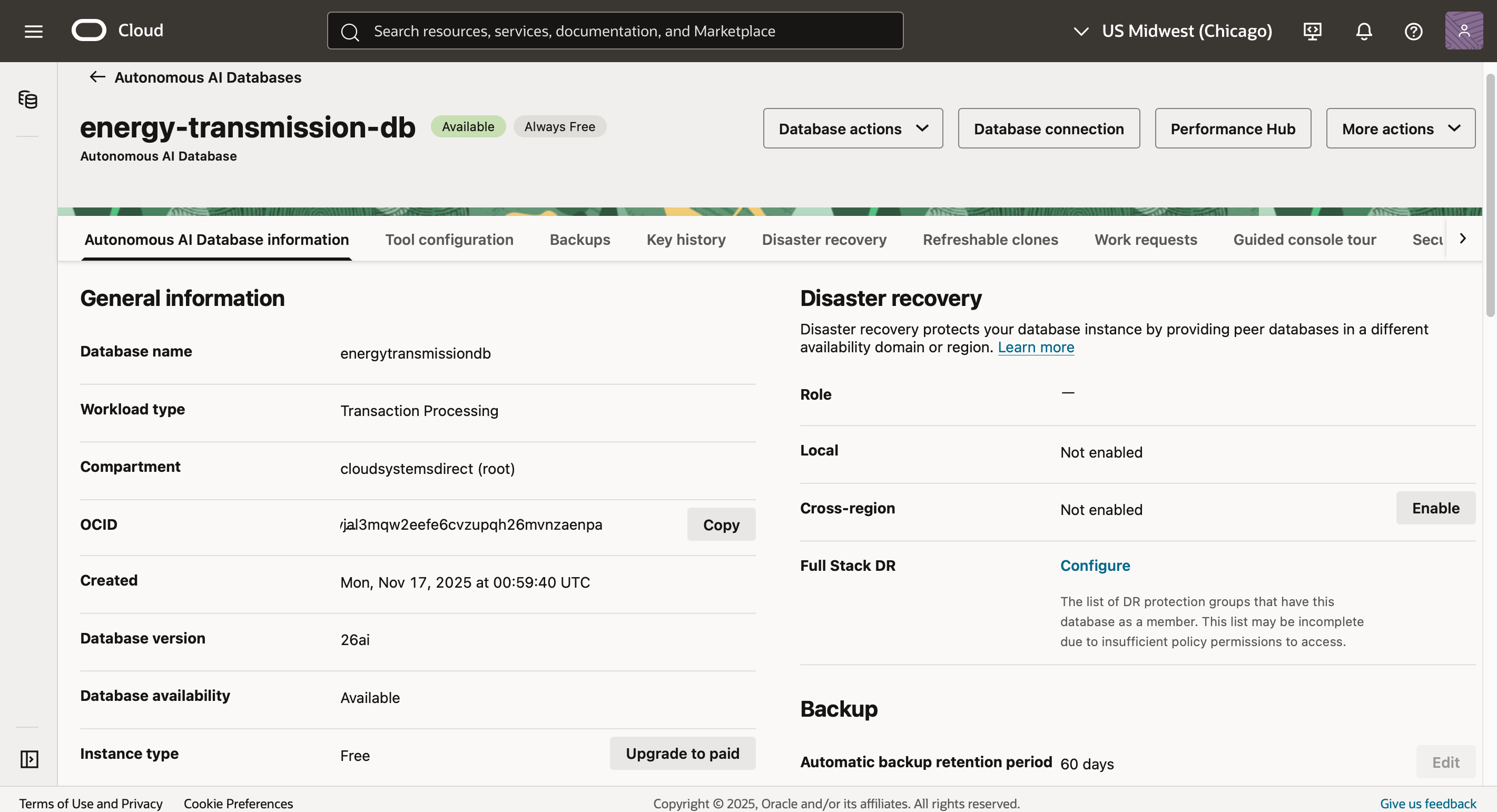 Dashboard screenshots and project metrics